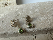 Speckle Peridot Earring Set
