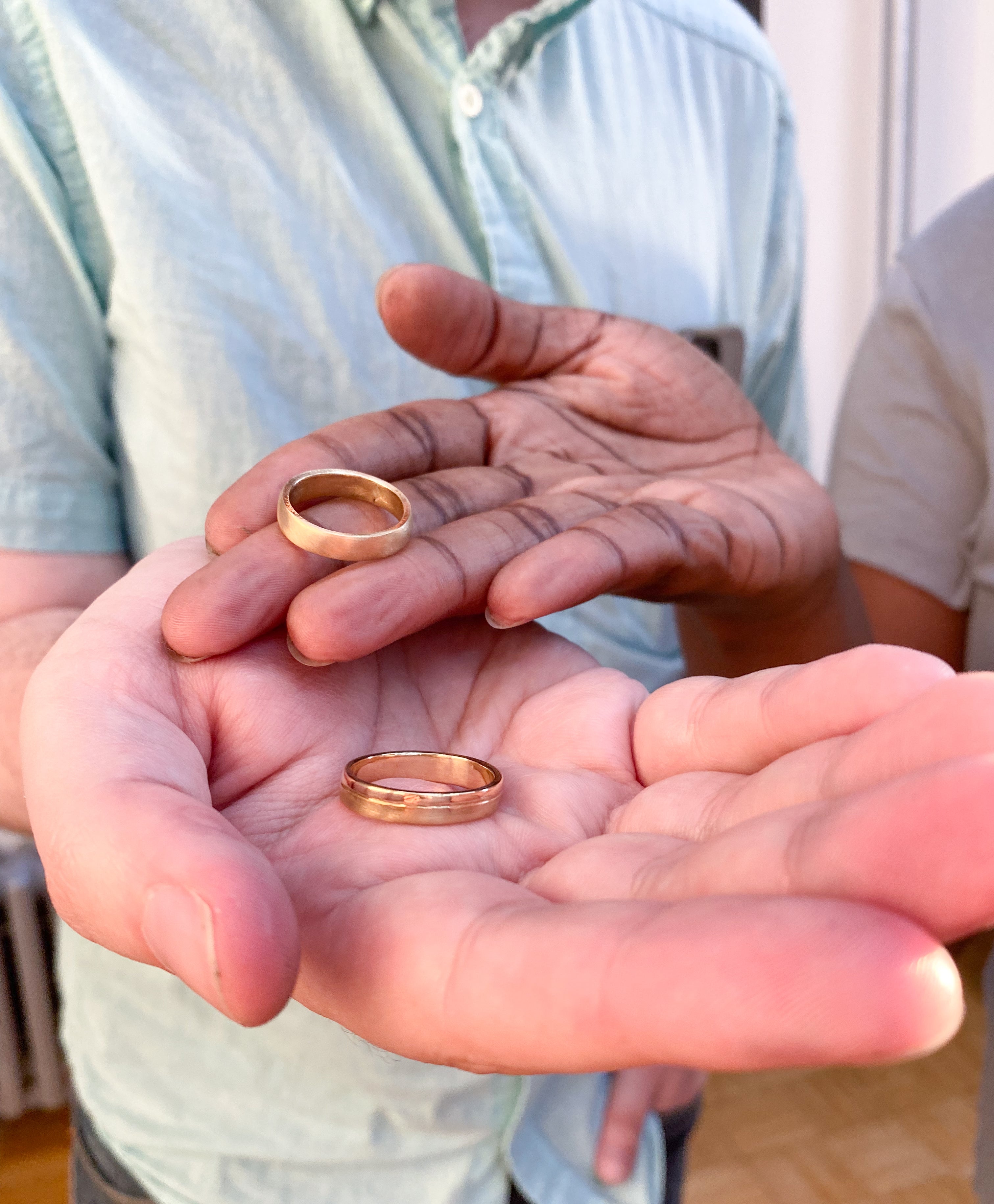 Custom wedding bands