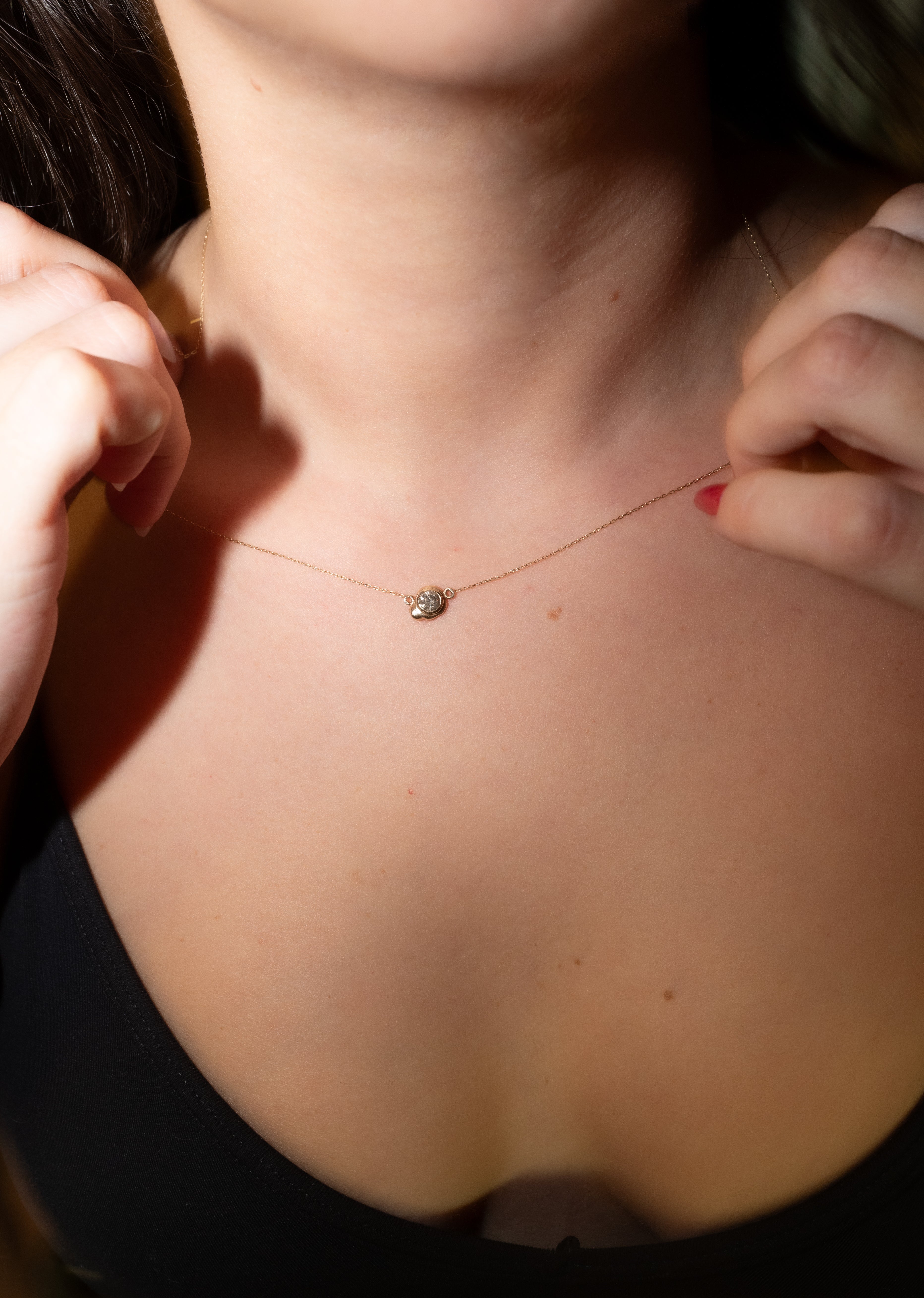 Drop Diamond Pendant